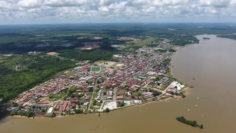 Drone-view-of-Saint-Laurent-du-Maroni-Guiana.-French-colonial-city